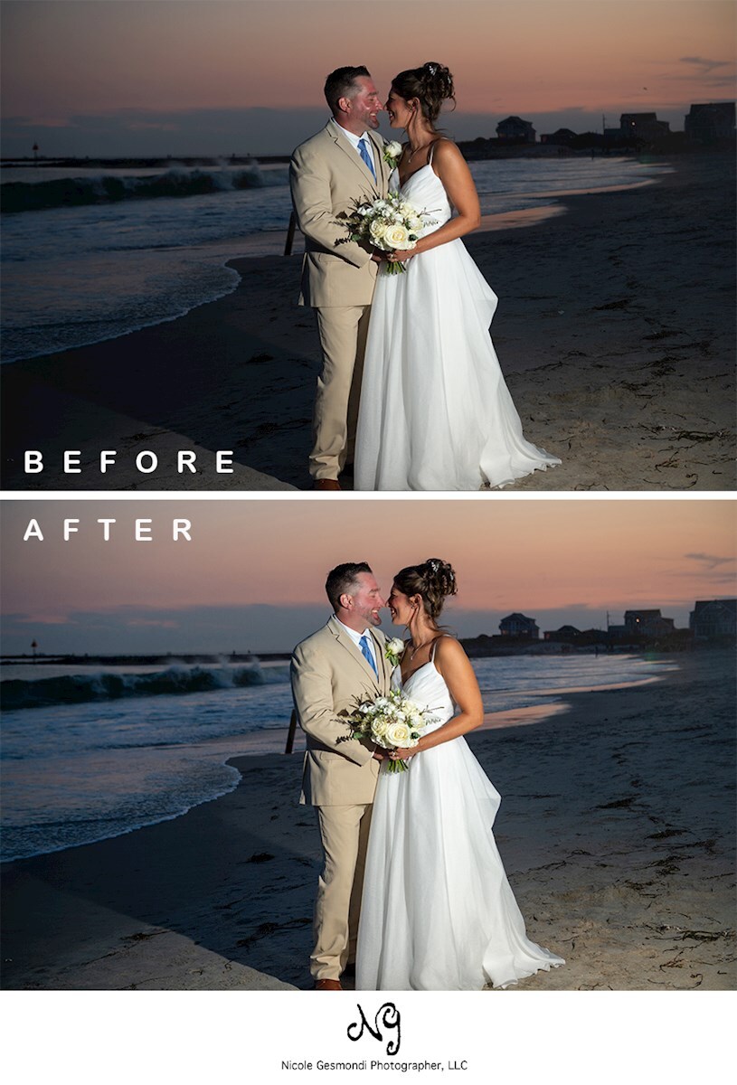 straight out of the camera vs photo edits