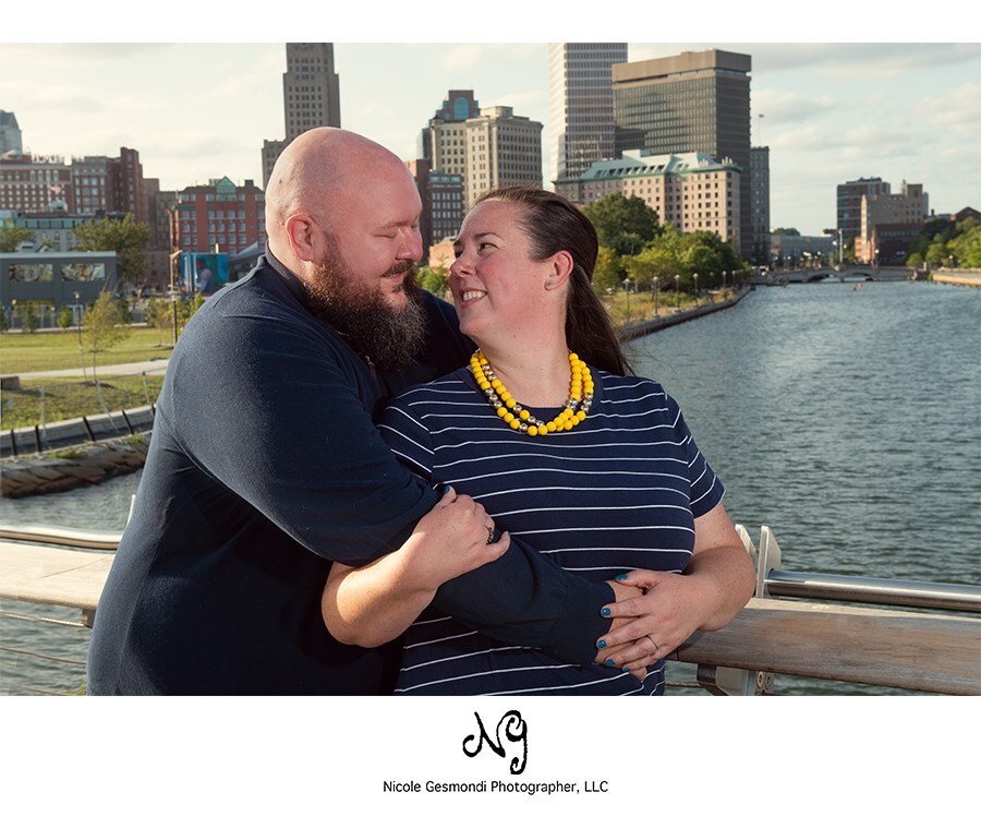 Providence Skyline for Engagement Portraits