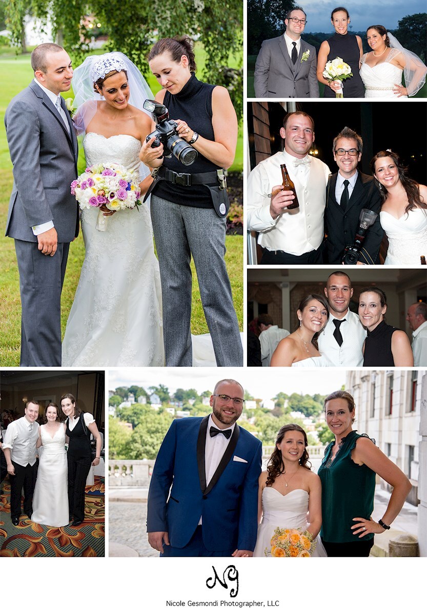 RI wedding photographer with her couples
