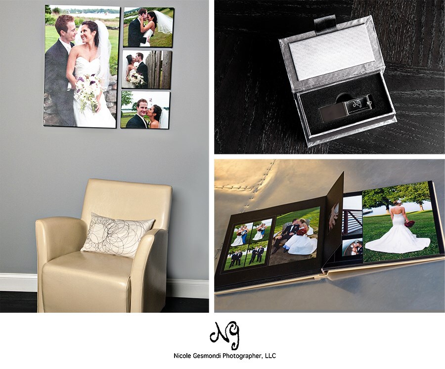 Wedding albums, wedding canvas wraps available to purchase