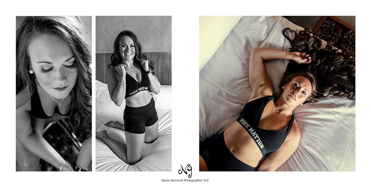 crossfit themed boudoir photography