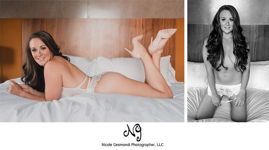 NYLO hotel candid boudoir photos in Warwick RI