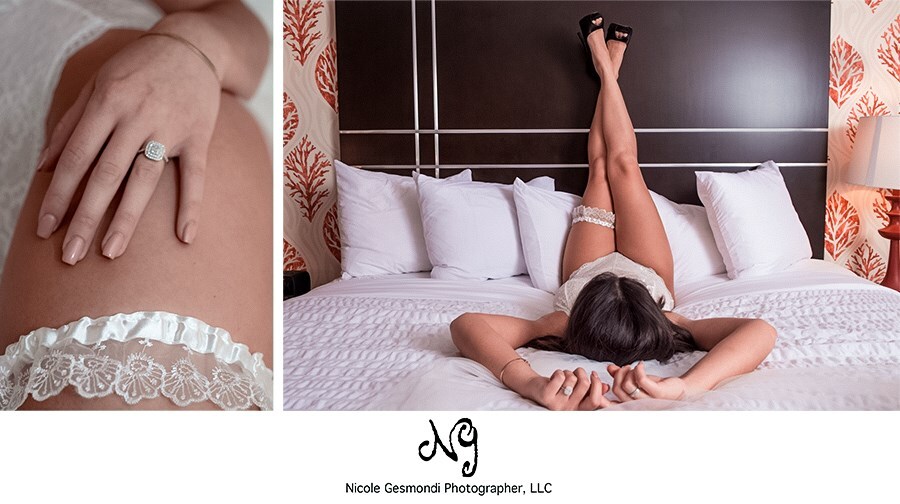 hotel bridal boudoir photos