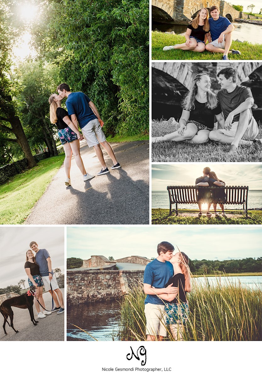 colt state park engagement photos with dog