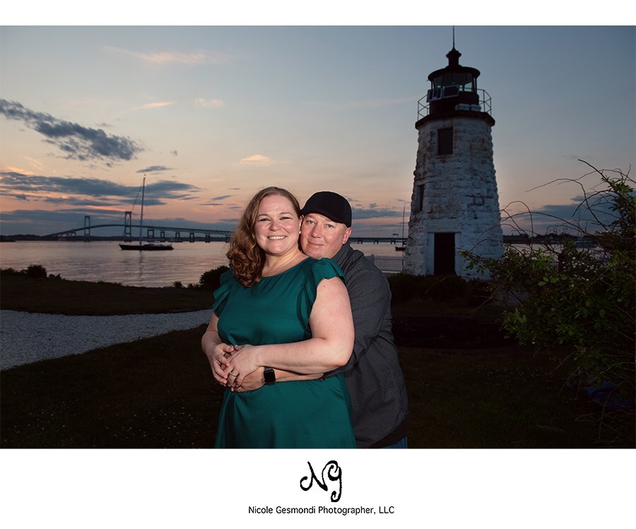 Newport Sunset Engagement Photos | Kevin + Erin