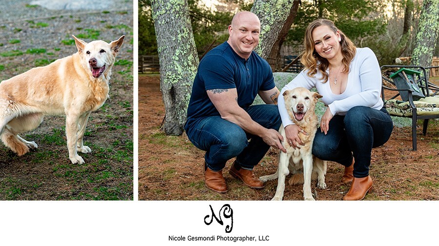 Engagement Photo Session with Dog