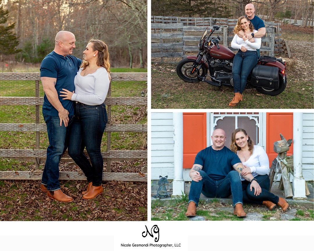 Rustic Farm Engagement Photos