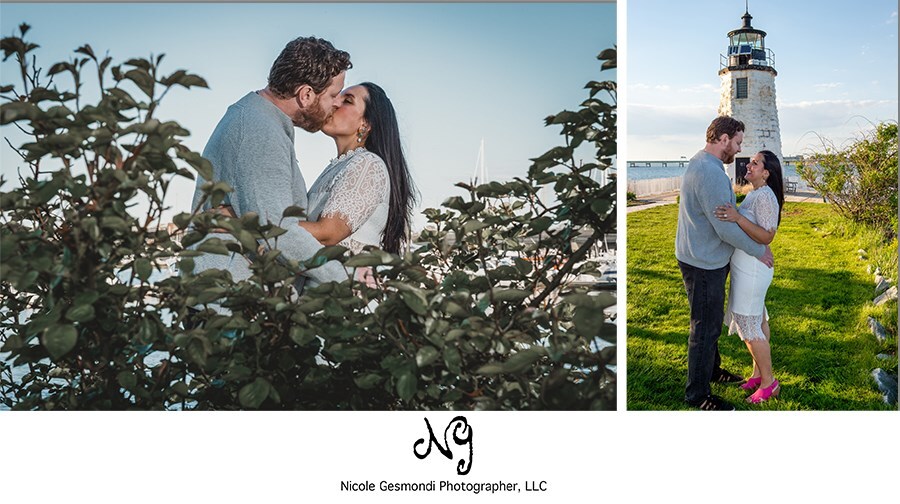 Newport Engagement Photos at Gurney's Resort