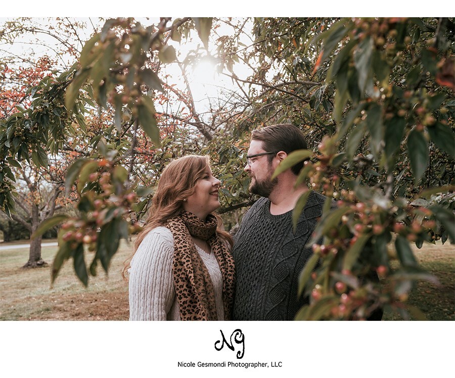 Engagement photos at Colt State Park