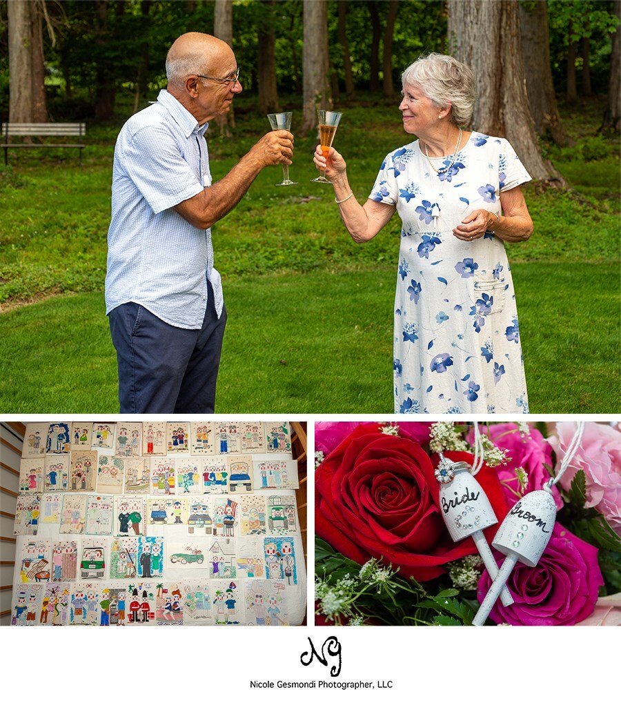 husband and wife celebrate 50th wedding anniversary