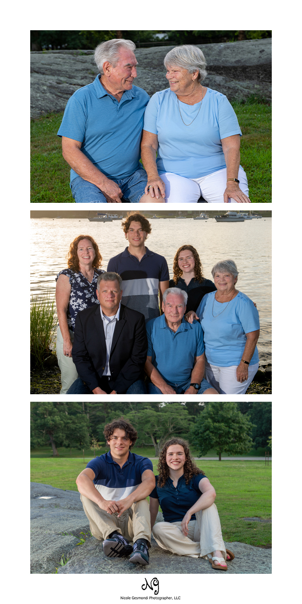 family portraits as holiday gifts for grandparents