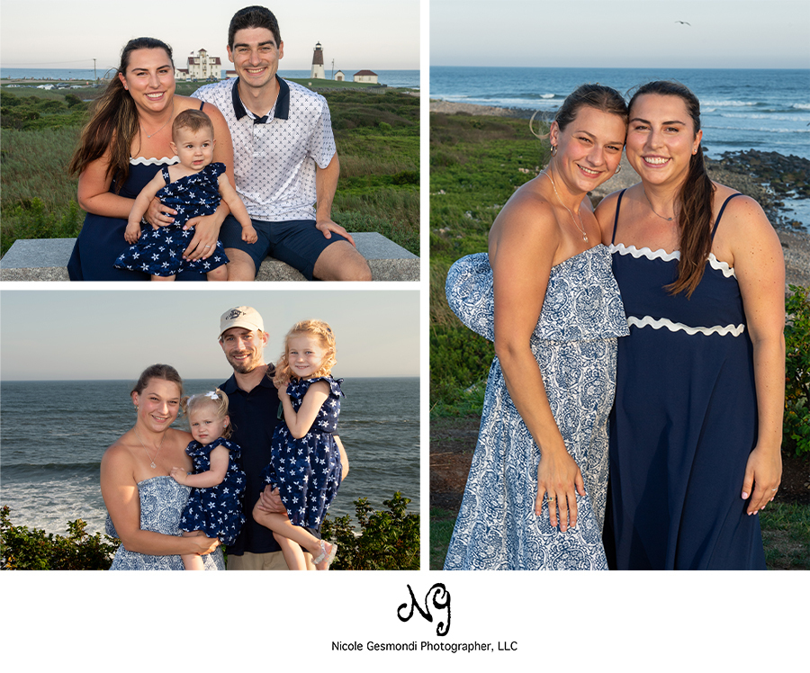 relaxed and natural family beach portraits Narragansett ri