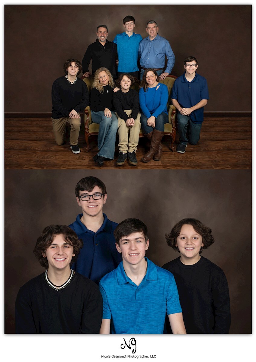 Tradition In Studio Portraits on a Neutral Backdrop | Nicole Gesmondi Photographer