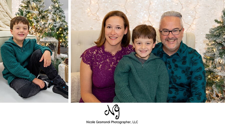 in studio photo mini session on a neutral backdrop