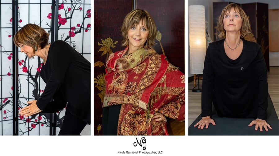 New headshots for Debbie Belaus of Feel Good Qigong