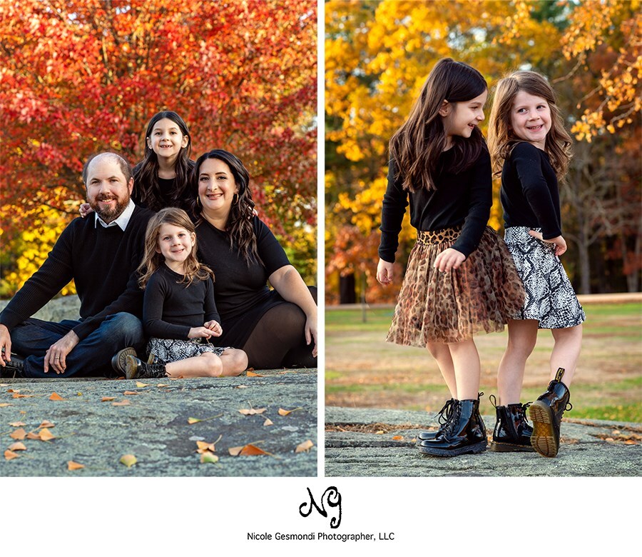 Fall Family Portraits at Goddard Park