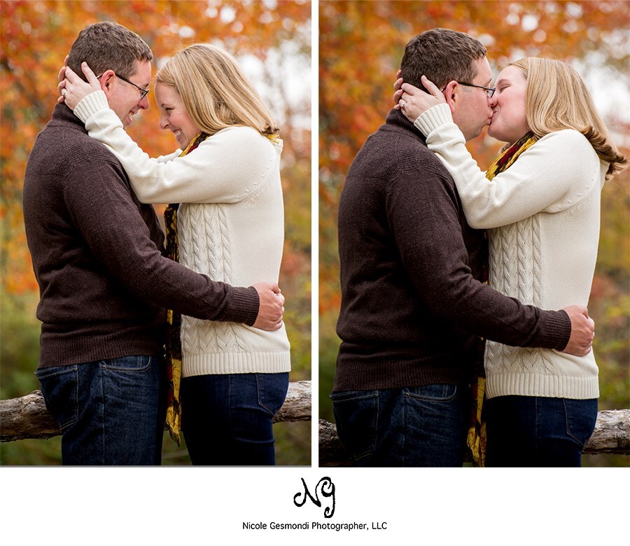 Outdoor Fall Portraits of a couple