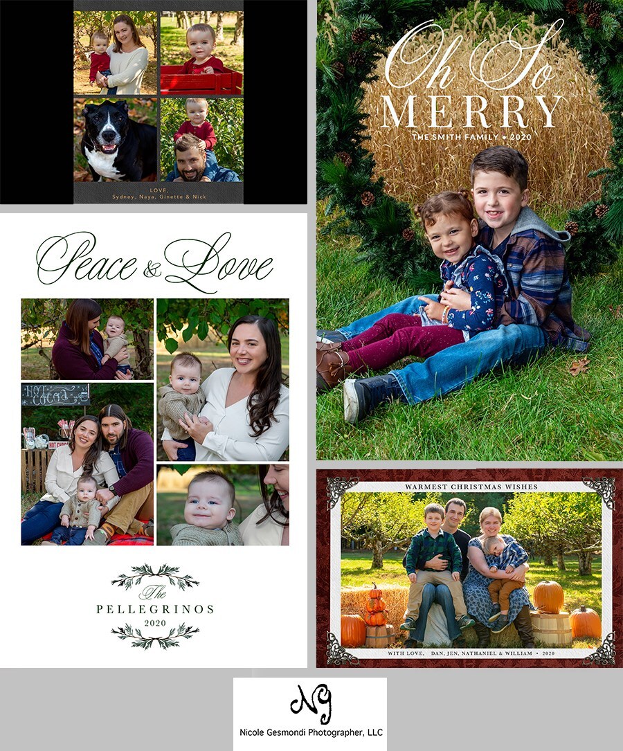 customizable holiday photo cards