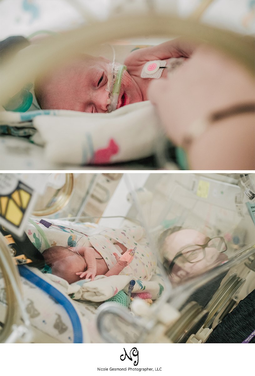 newborn NICU hospital portraits