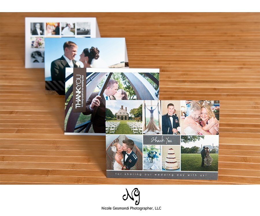 Image of custom thank you press cards from Miller's Lab