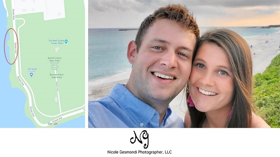 google map of Brenton Point in Newport RI