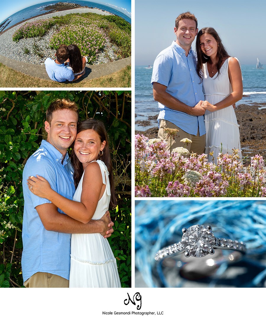 engagement photos in Newport RI