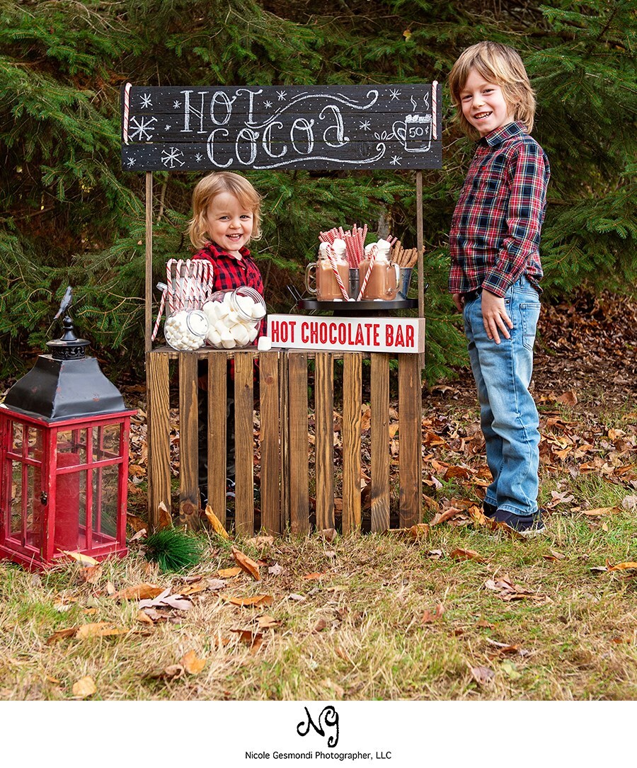outdoor fall holiday mini photo sessions