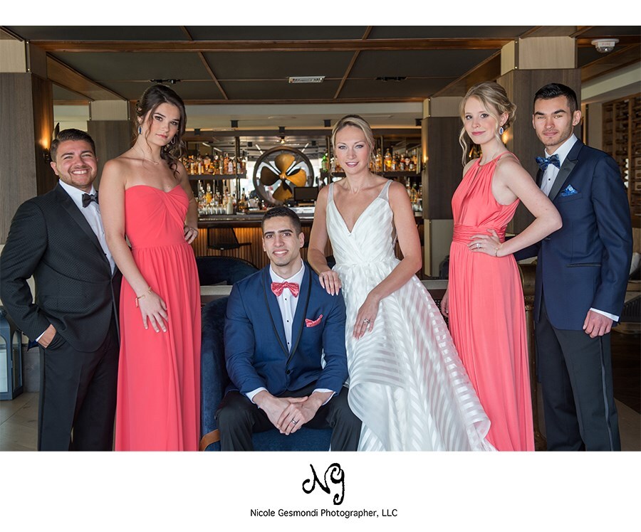 newport wedding party portraits