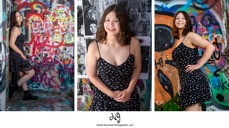 graffiti  high school senior portrait photographer ri