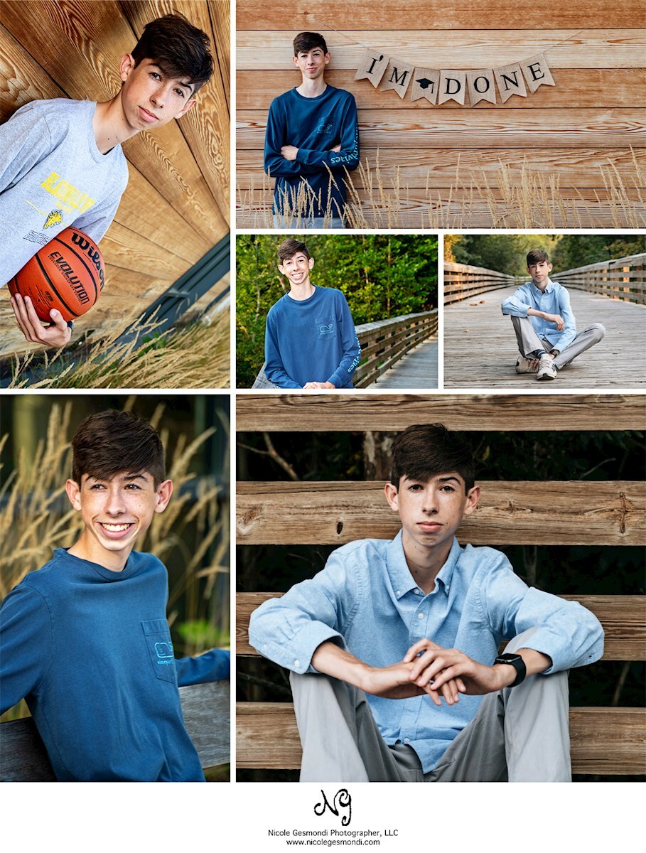 Outdoor high school senior portrait photos Rhode Island