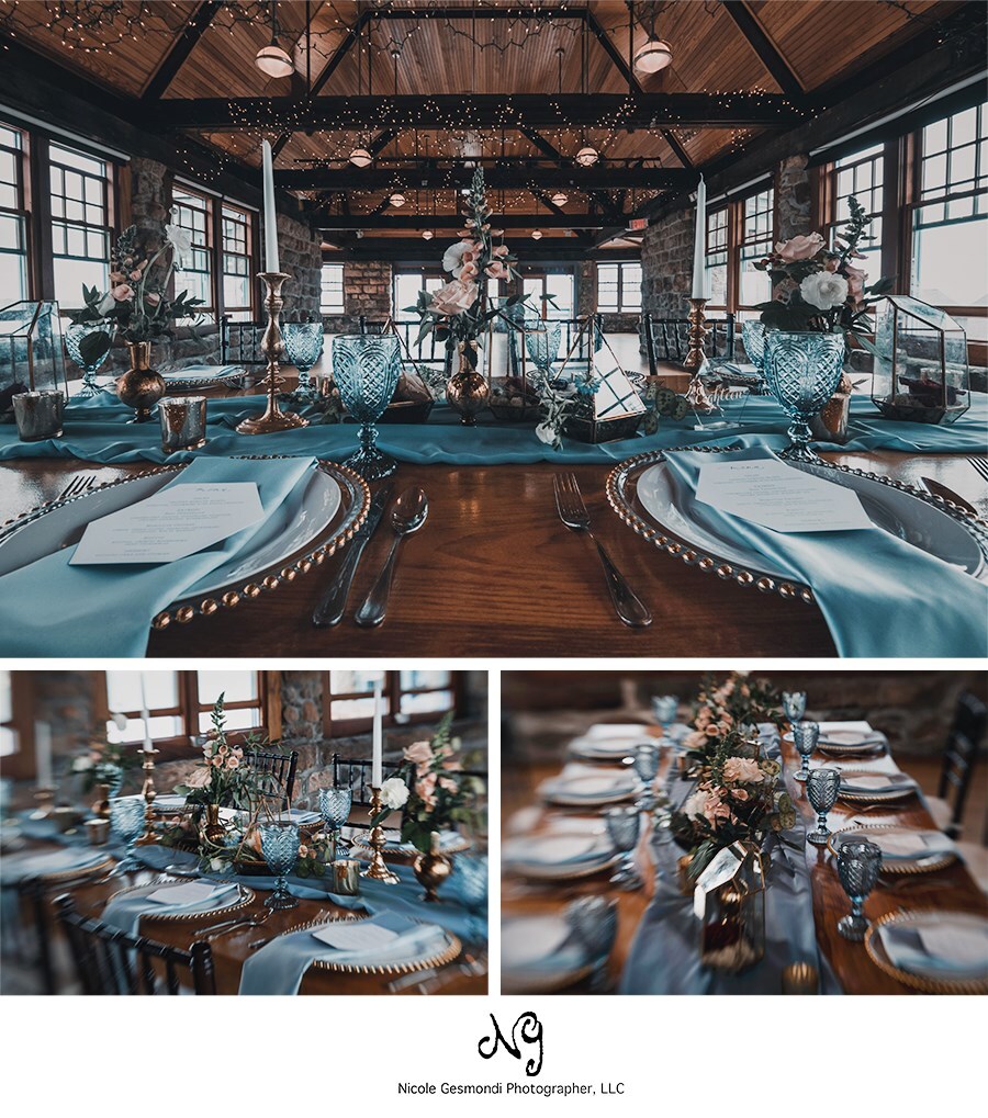 dark and moody coast boho style wedding shoot