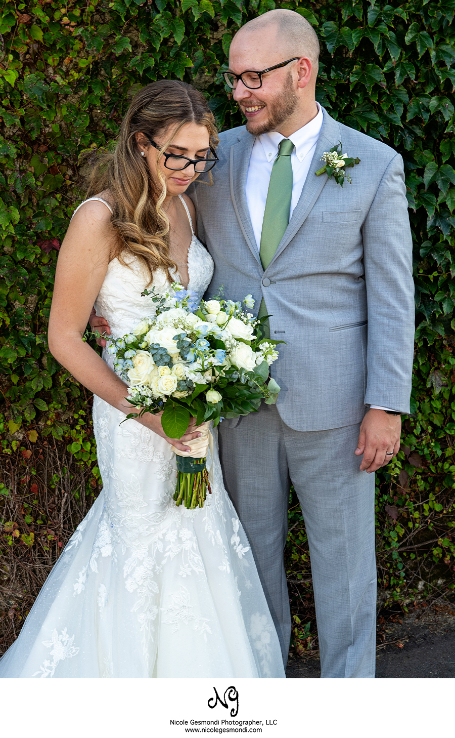 candid bride and groom wedding photos