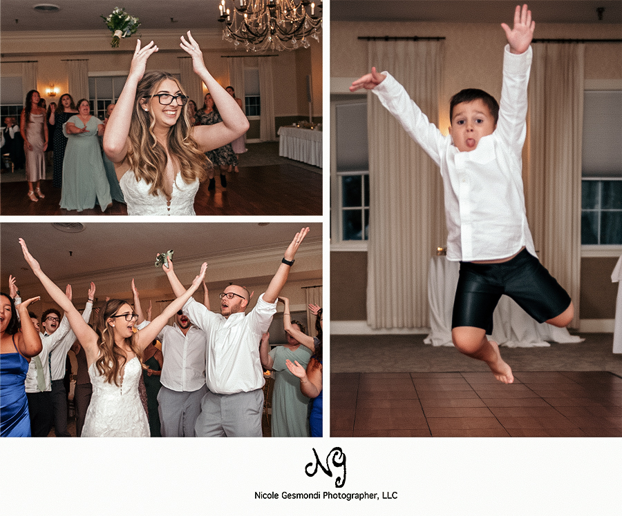 candid wannamoisett country club wedding reception photos
