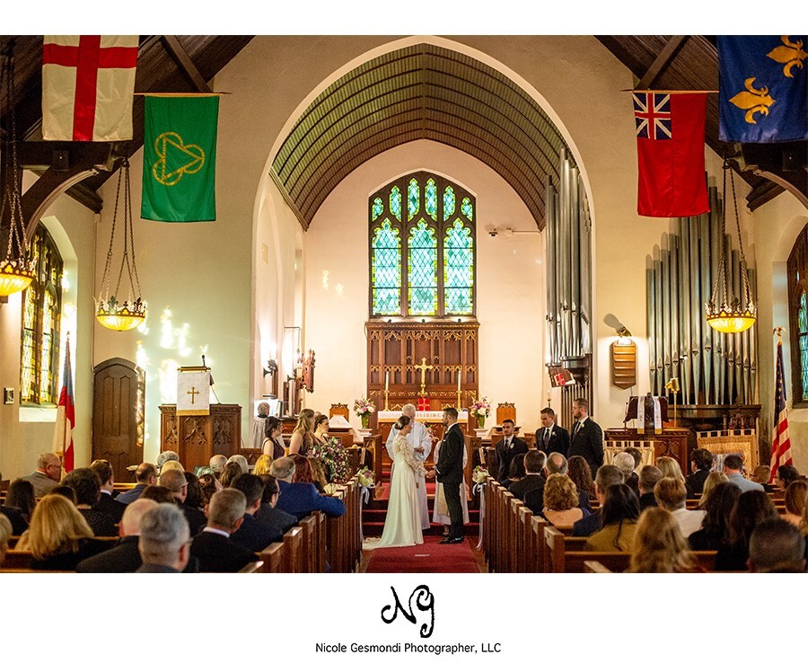 interior space at Trinity church Cranston ri
