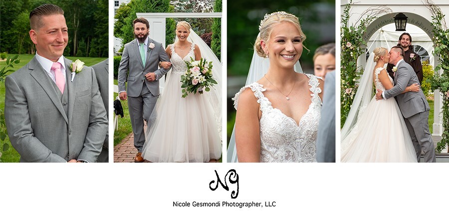 five bridge inn wedding ceremony