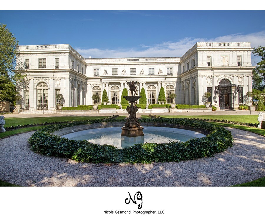 Exterior of Rosecliff Mansion | Newport RI