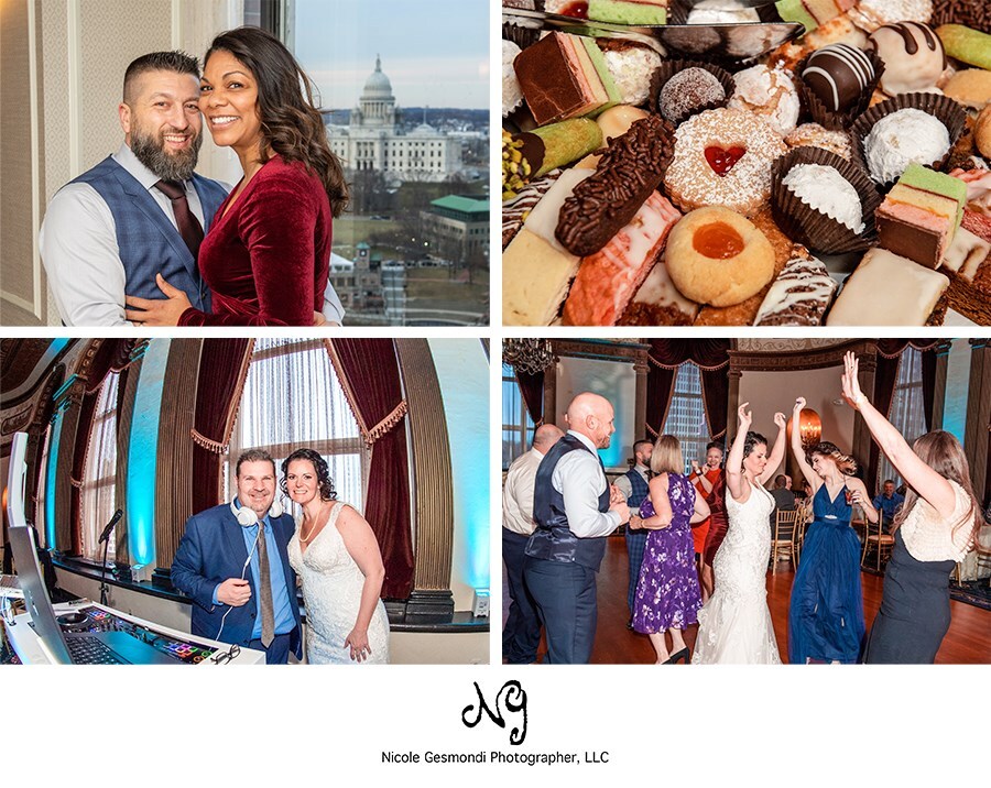 wedding reception photos graduate providence hotel