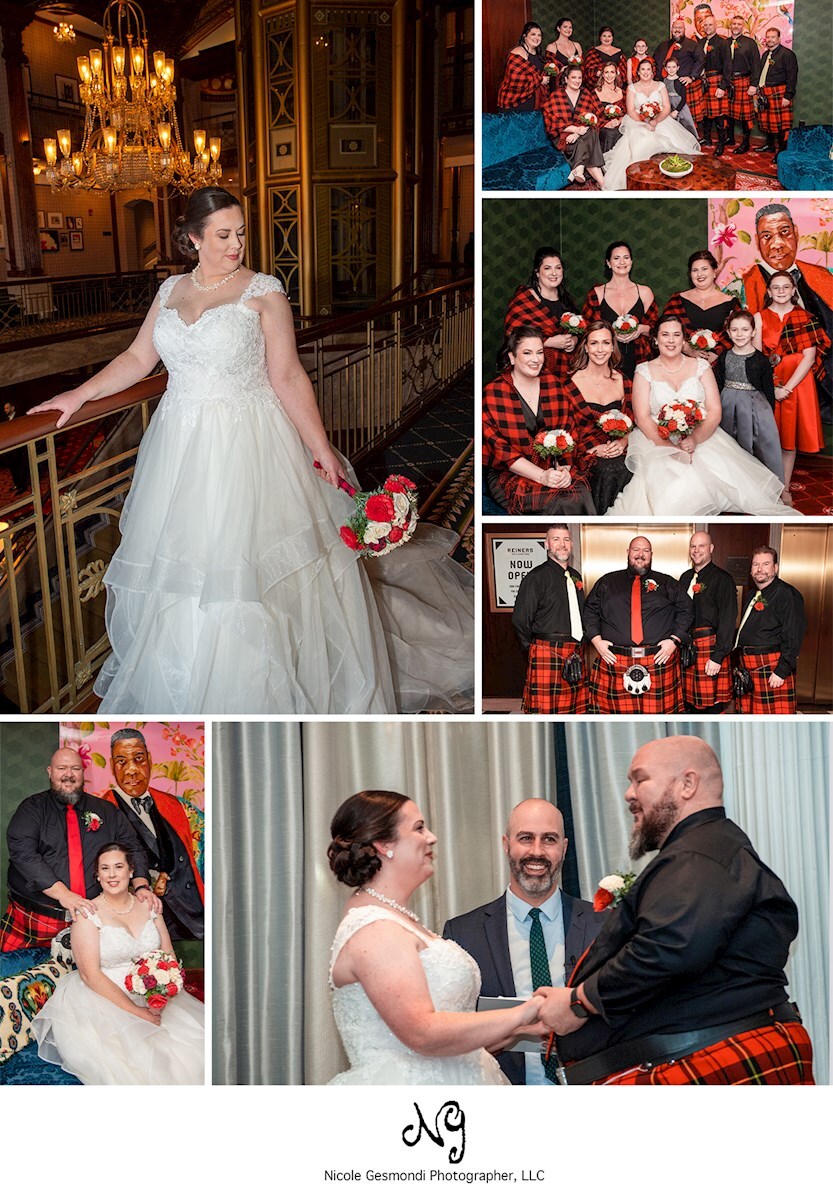 Bride and groom graduate providence wedding portraits