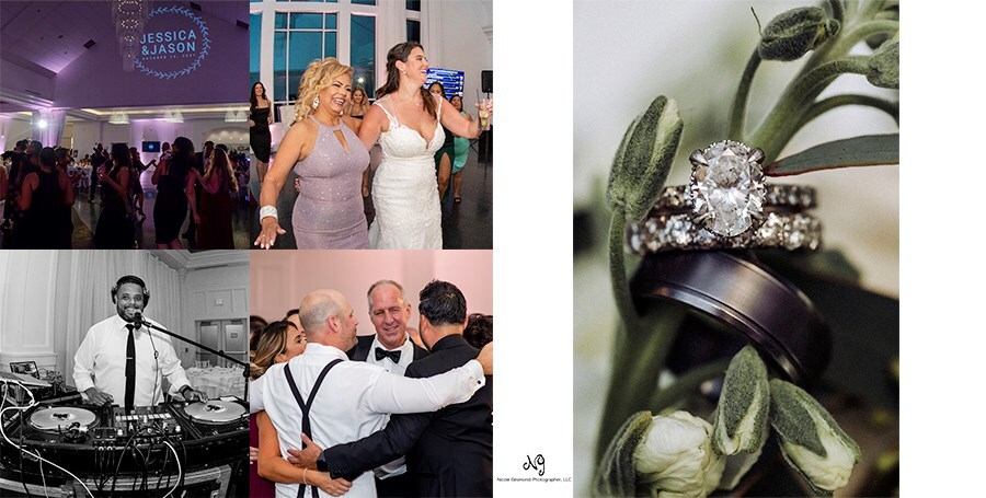 Lakeview Pavilion wedding reception photos