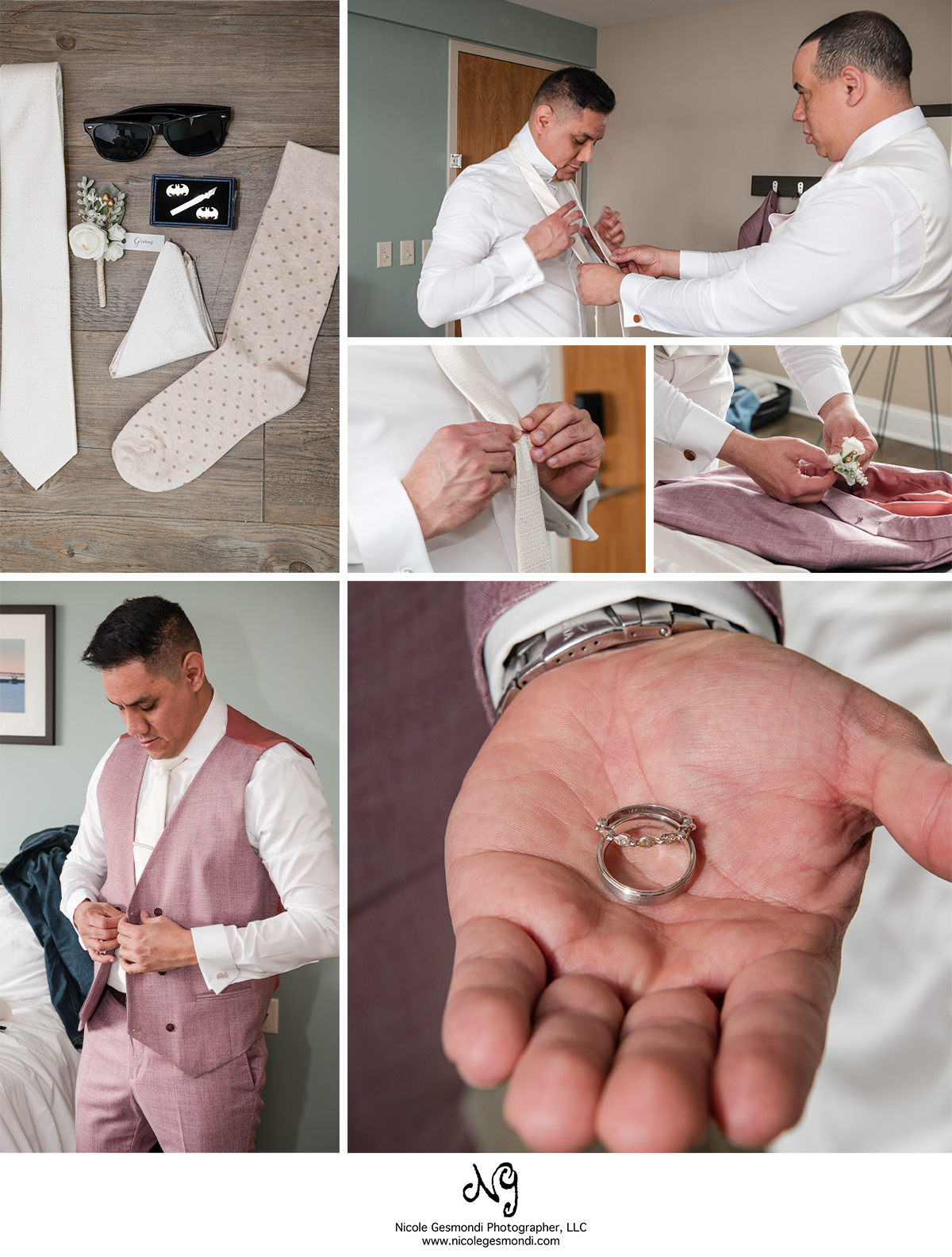 Groo Wedding Day Getting Ready Photos Atlantic Resort Newport RI