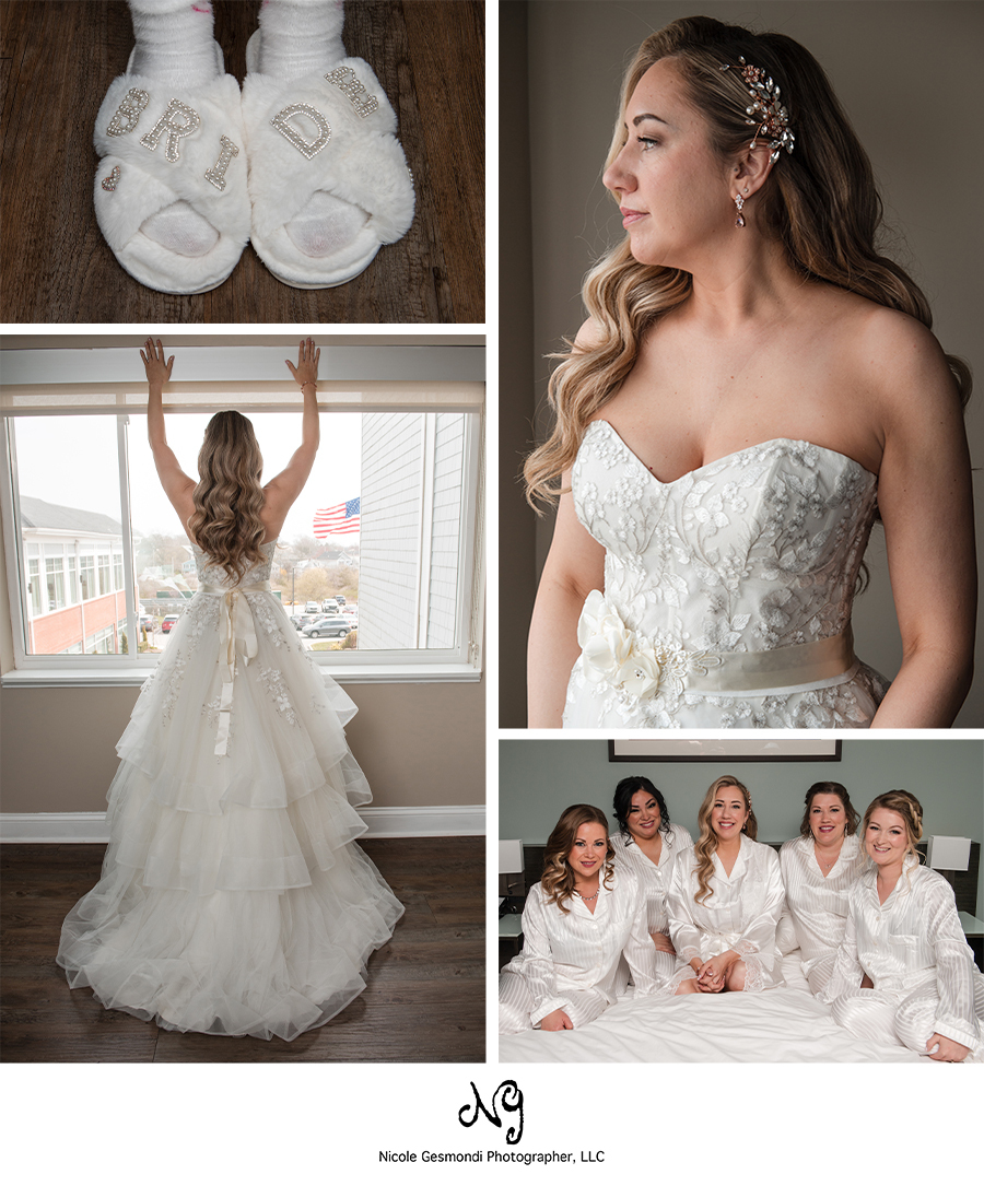 Fun Bridal Getting Ready photos in Newport RI