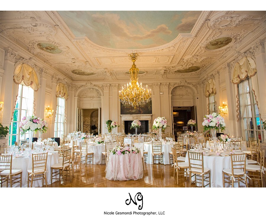 Interior Ballroom at Rosecliff Mansion | Newport RI