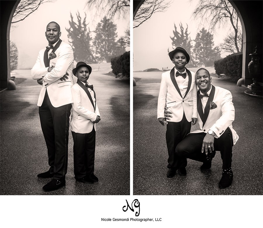 father son wedding photos